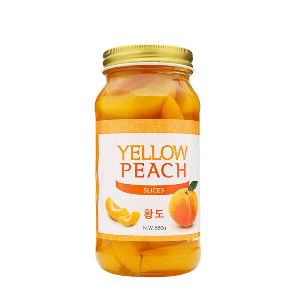 đào ngâm yellow peach hàn quốc.2